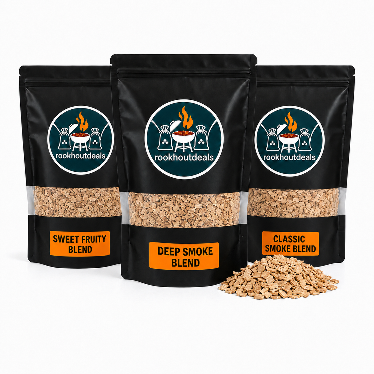 Räucherspäne Blend Probierpaket - 3x600 g