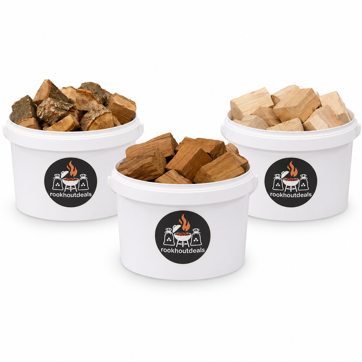 Räucherchunks Tasting Box Fruity Edition - Apfelholz, Kirschholz & Ahornholz
